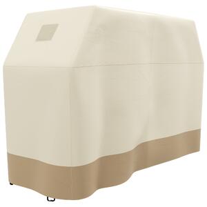 Outsunny Grill Cover: Waterproof PU-Coated Outdoor Protector for Barbecues, Beige, 71W x 188L cm Aosom UK
