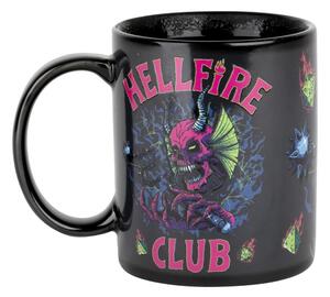 Stranger Things Hellfire Club Heat Changing Mug Black