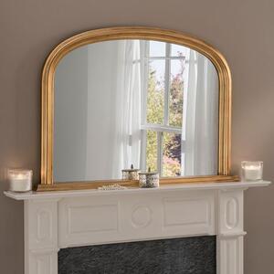 Return - Yearn Contemporary Overmantle Wall Mirror, Gold