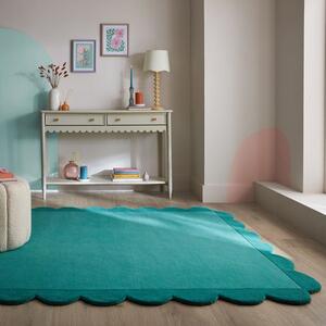 Milo Scallop Plain Wool Rug