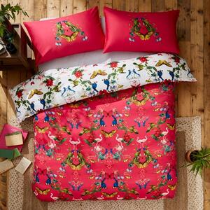 Tropical Kaleidoscope Cotton Duvet Cover & Pillowcase Set