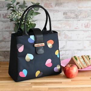 Emily Luxury Tote Lunch Bag Charcoal