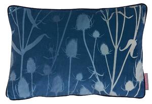 Clarissa Hulse Teasel 40cm x 60cm Filled Cushion French Navy