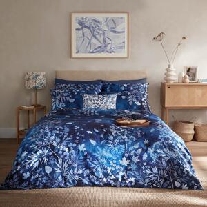 Clarissa Husle Cyanotype Duvet Cover Bedding Set Ink Blue