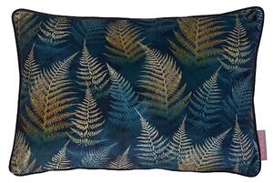 Clarissa Husle Woodland Fern 40cm x 60cm Filled Cushion Ink Blue