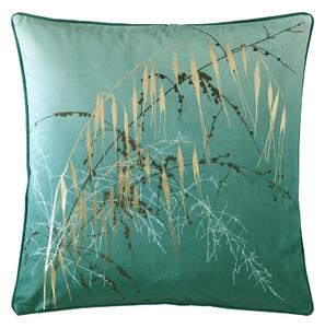 Clarissa Hulse Meadow Grass 50cm x 50cm Filled Cushion Teal