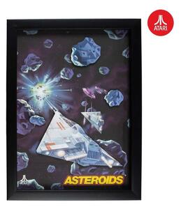 Official Atari Asteroids 3D Wall Art