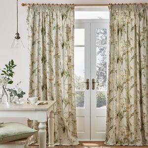 Laura Ashley Gosford Ready Made Curtains Sage