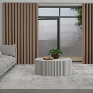 Lavery Made To Measure Curtains - Wave Caramel + FREE Track