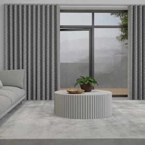 Leaf Vine Made to Measure Wave Curtain + FREE Track Graphite