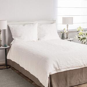 Linen bed clothing 160x200 white