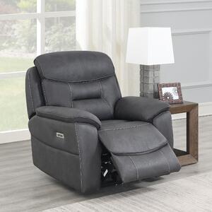 Leroy Electric Recliner Chair Grey