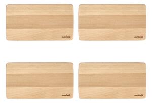 Nordwik Nordwik sandwich tray beech 4-pack 20x11x0,8cm