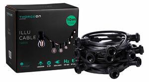 String lights Thorgeon Black 2000 W 10 m 10