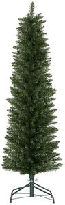 HOMCOM 5ft Artificial Bare Pencil Christmas Tree - Green Aosom UK