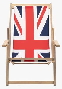 Rest-Easy Deck Chair in Flag Print