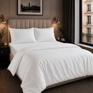 Ackly Bamboo White Full Bedding Set, Double