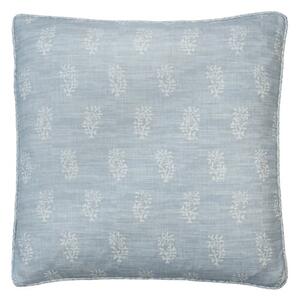 Thyme Linen On Sky, Sustainable Feather, Cushion, 55cm x 55cm - Andrew Martin