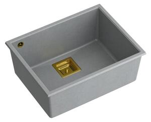 Granite sink DAVID 50 Grey Metallic