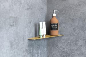 Bathroom shelf SF05 gold brush