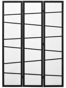 HOMCOM 3 Panel Room Divider, Wooden Folding Privacy Screen, Freestanding Wall Partition Separator for Bedroom, White
