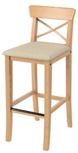 Cover for Ingolf bar chair with upholstered seat