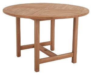 Holland Wooden Round Dining Table In Teak