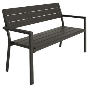 403546 line garden bench - dark grey