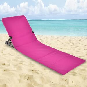 HI Foldable Beach Mat Chair PVC Pink