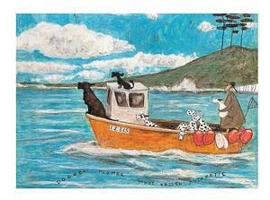 Art Print Sam Toft - Dogger, Fisher, Light Vessel Automatic