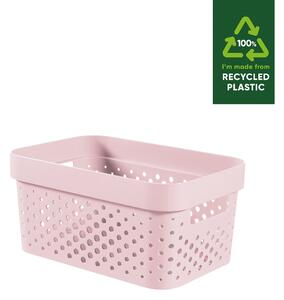 Curver Infinity Small Storage Basket, Pink Pink
