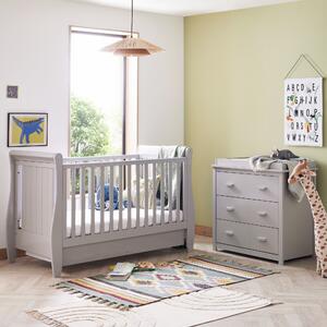 Babymore Stella 2 Piece Nursery Furniture Set Grey