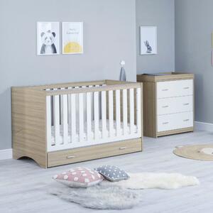 Babymore Veni 2 Piece Nursery Furniture Set White