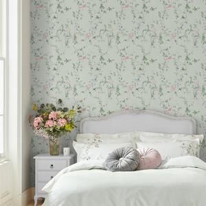 Holly Willoughby Lilla Botanical Wallpaper Green