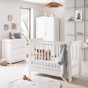Babymore Eva 3 Piece Nursery Furniture Set White