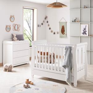Babymore Eva 2 Piece Nursery Furniture Set White