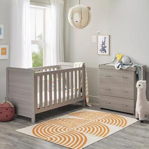 Babymore Caro 2 Piece Nursery Furniture Set Grey