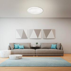 EGLO Frania-S LED Rounded Crystal Effect Wall and Ceiling Light White