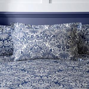 Emelie Navy Oxford Pillowcase Navy Blue
