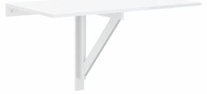Folding Wall Table High Gloss White 100x60x56 cm Engineered Wood