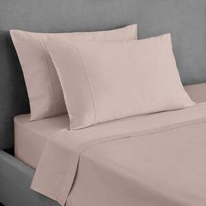 Dorma Crisp & Fresh 400 Thread Count Egyptian Cotton Percale Standard Pillowcase Rose (Pink)