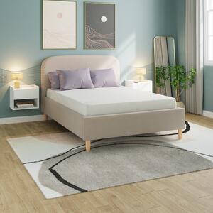 Florence Ottoman Bed Frame Stone
