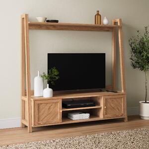 Hadley Ladder TV Unit for TVs up to 60" Brown