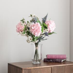 Matilda Hydrangea Bouquet Pink/White/Green