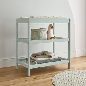 CuddleCo Nola Open Changing Unit, Painted Pine Green