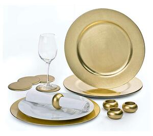 Charger Plate Set of 12 Gold