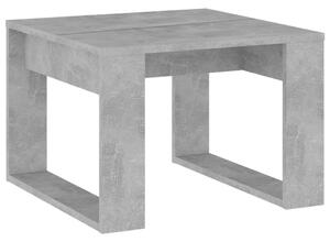 Side Table Concrete Grey 50x50x35 cm Engineered Wood