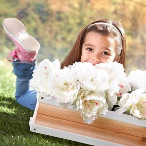 AXI Flower Box for Playhouse Brown and White