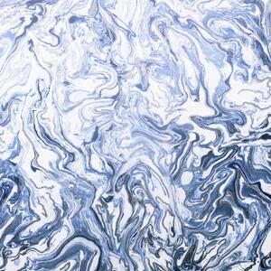 DUTCH WALLCOVERINGS Wallpaper Liquid Marble Blue