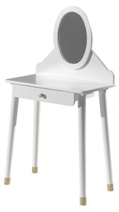 Vipack Kids Dressing Table Billy with Mirror Wood White